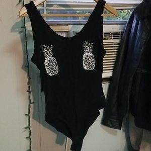 Pineapple bodysuit